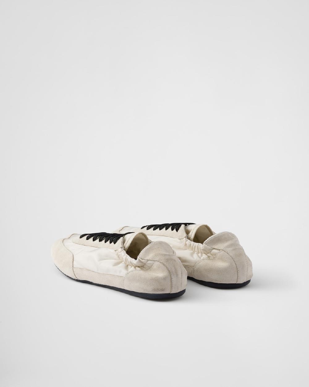 Prada Zapatillas Collapse de Re-Nylon y ante con elástico Oferta especial de fábrica