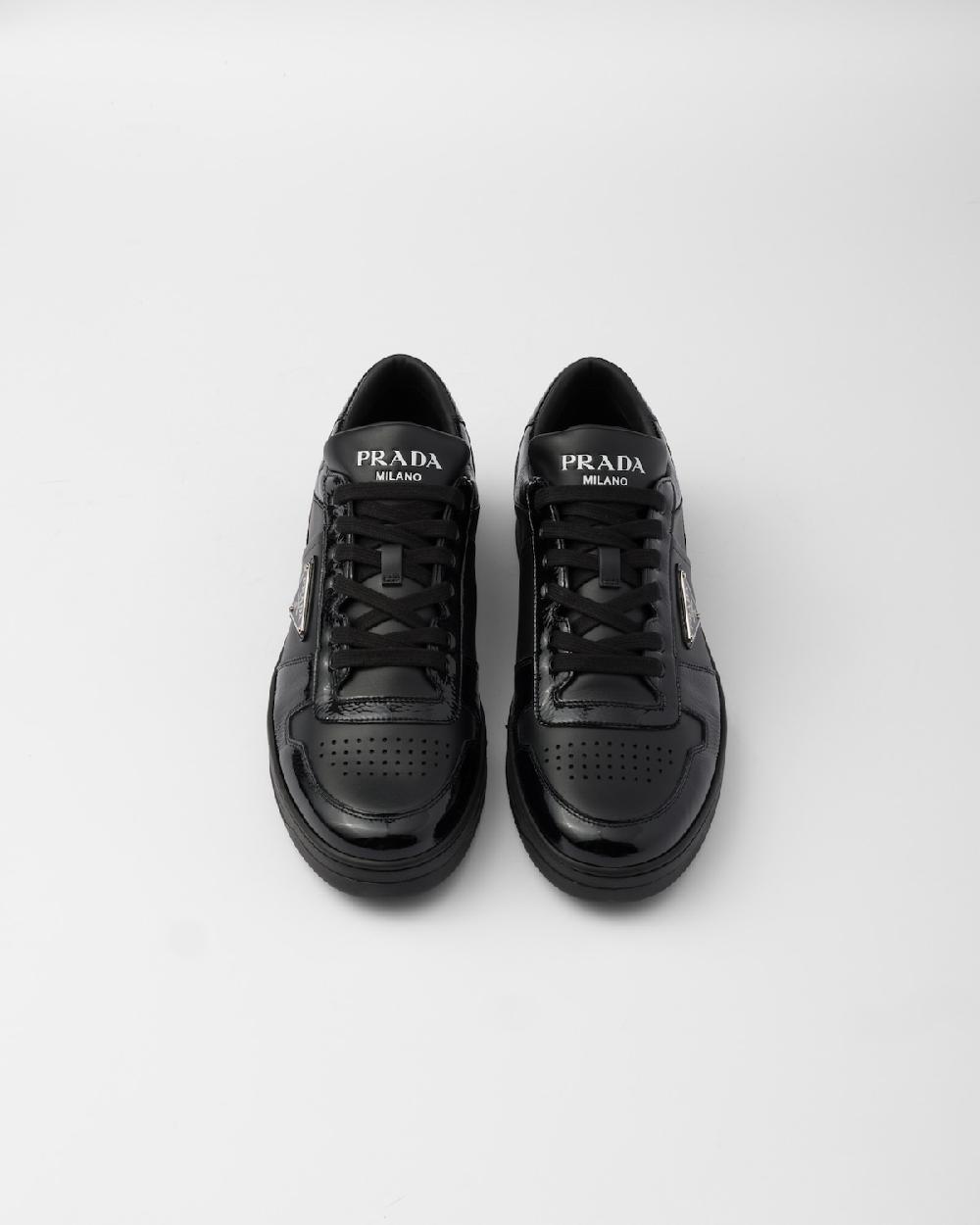 Prada Zapatillas Downtown de piel Tienda de fábrica