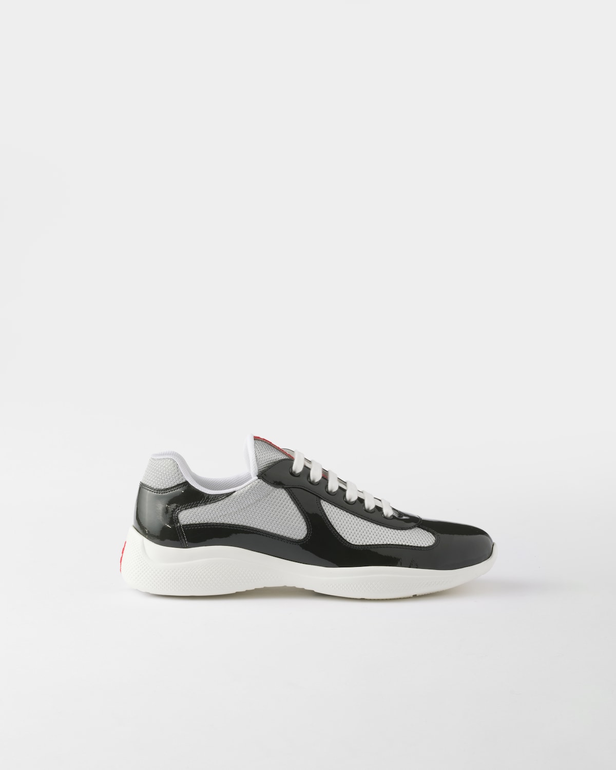 Prada Zapatillas Prada America's Cup de charol y tejido técnico