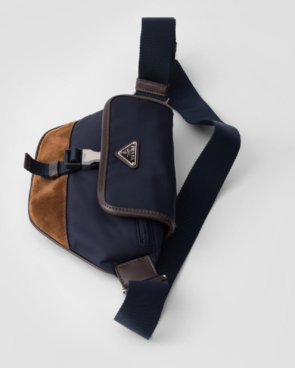 Prada Bolso bandolera de Re-Nylon y piel Descuento por venta flash