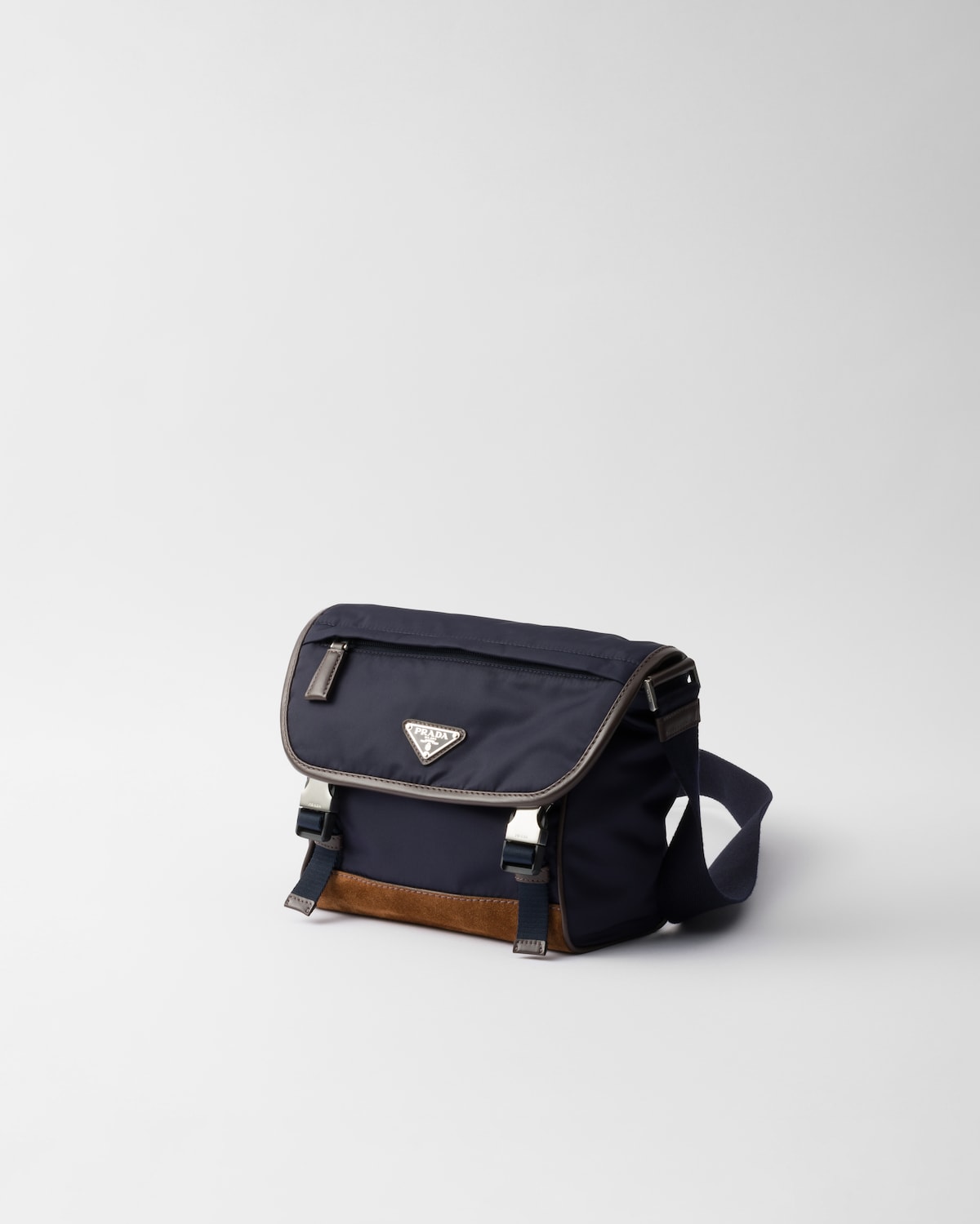 Prada Bolso bandolera de Re-Nylon y piel pequeño Ofertas especiales