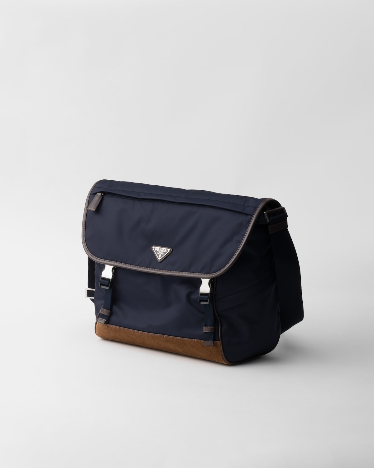Prada Bolso bandolera de Re-Nylon y piel pequeño Grandes ahorros