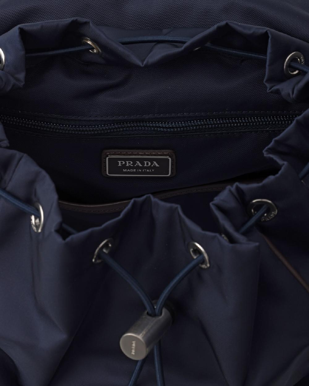 Prada Mochila de Re-Nylon y piel Rebajas de fin de temporada