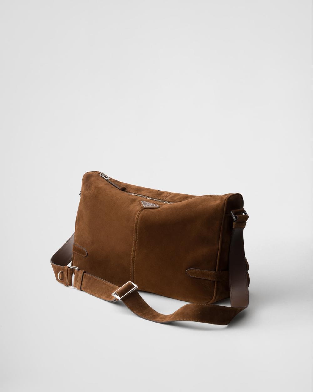 Prada Bolso bandolera de ante Devoluciones gratuitas