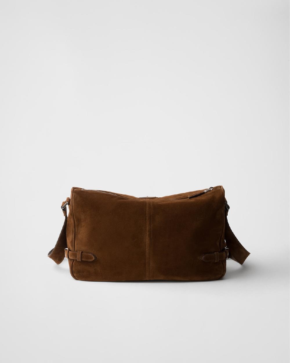 Prada Bolso bandolera de ante Devoluciones gratuitas
