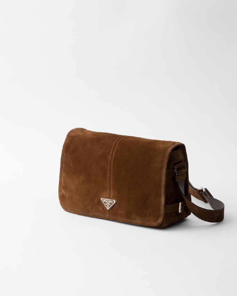 Prada Bolso bandolera de ante 2025