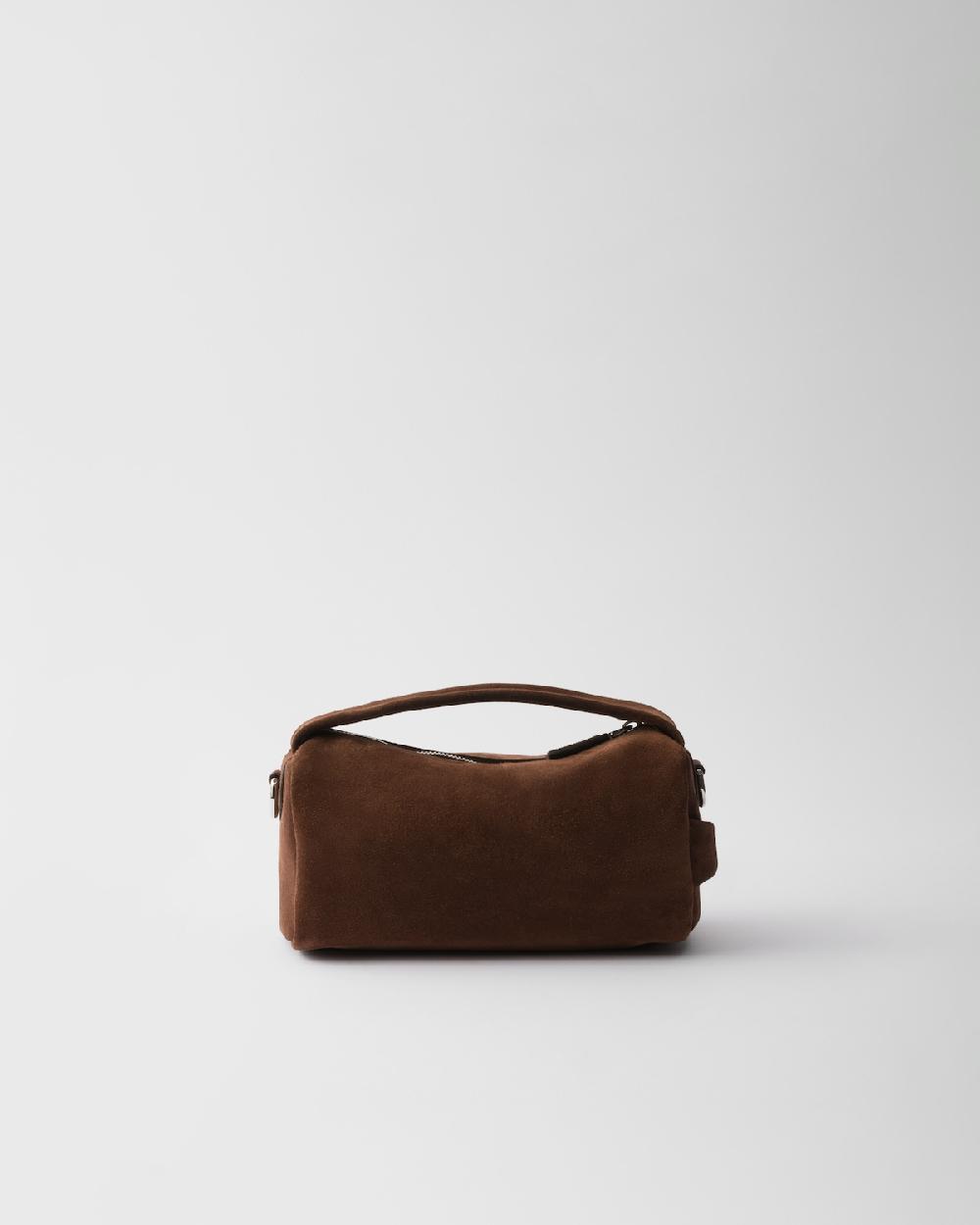 Prada Bolso bandolera de ante Outlet online