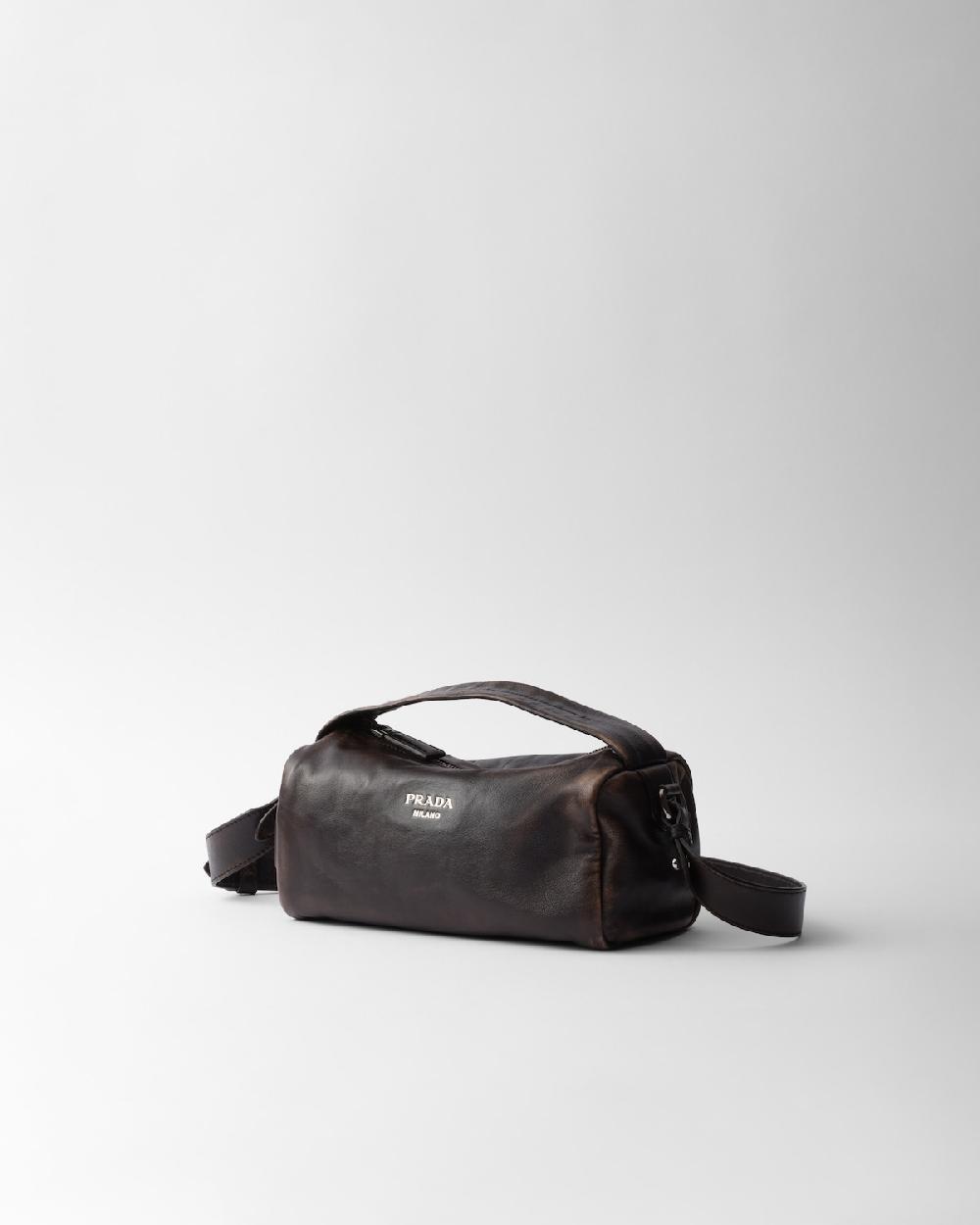 Prada Bolso bandolera de napa Rebajas