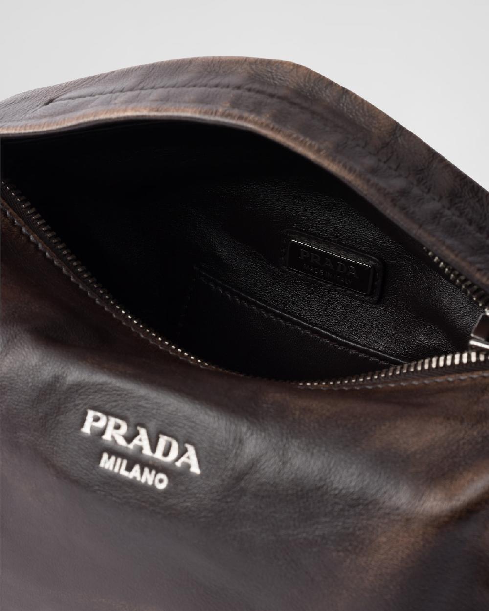 Prada Bolso bandolera de napa Rebajas