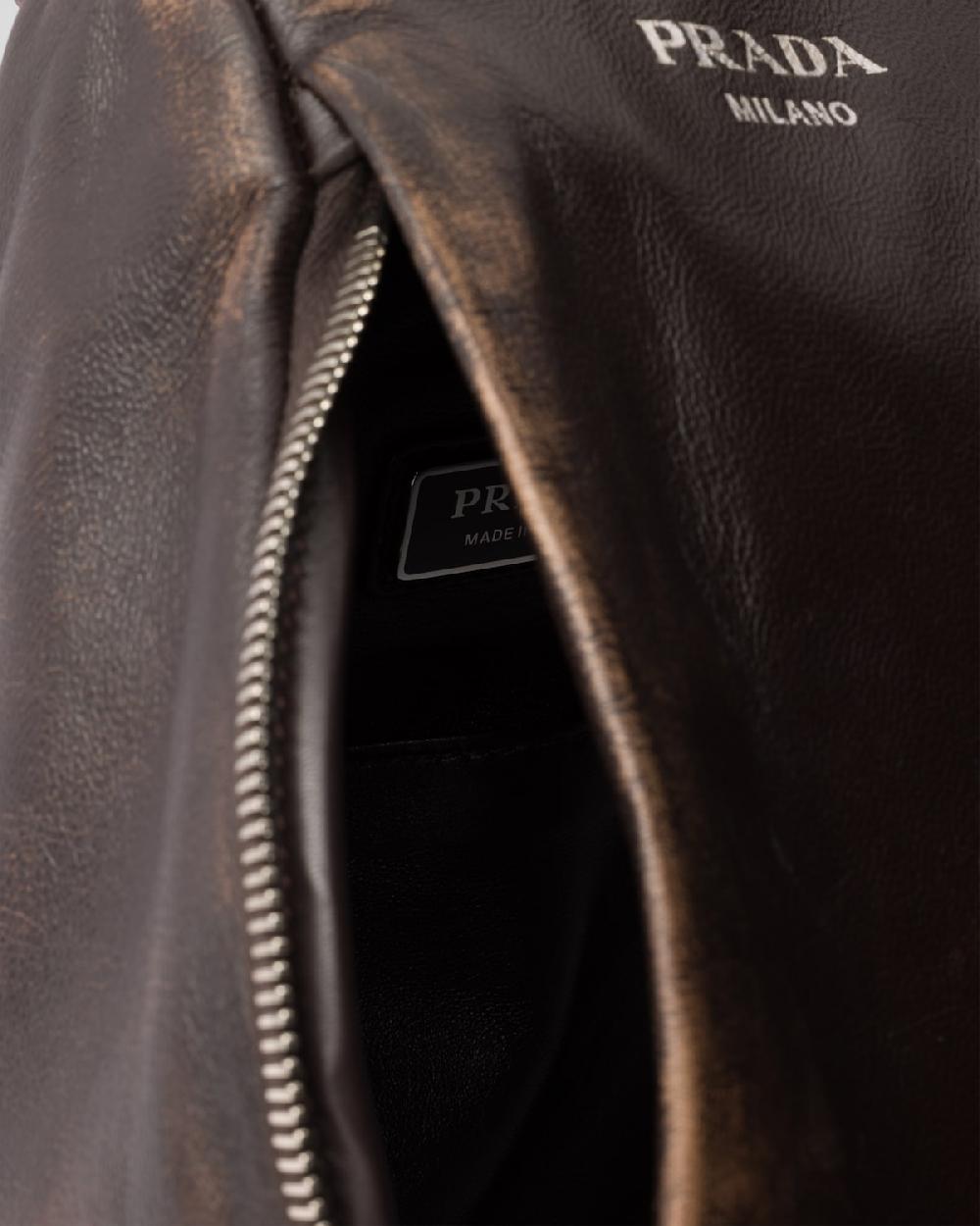 Prada Mochila de napa Venta caliente