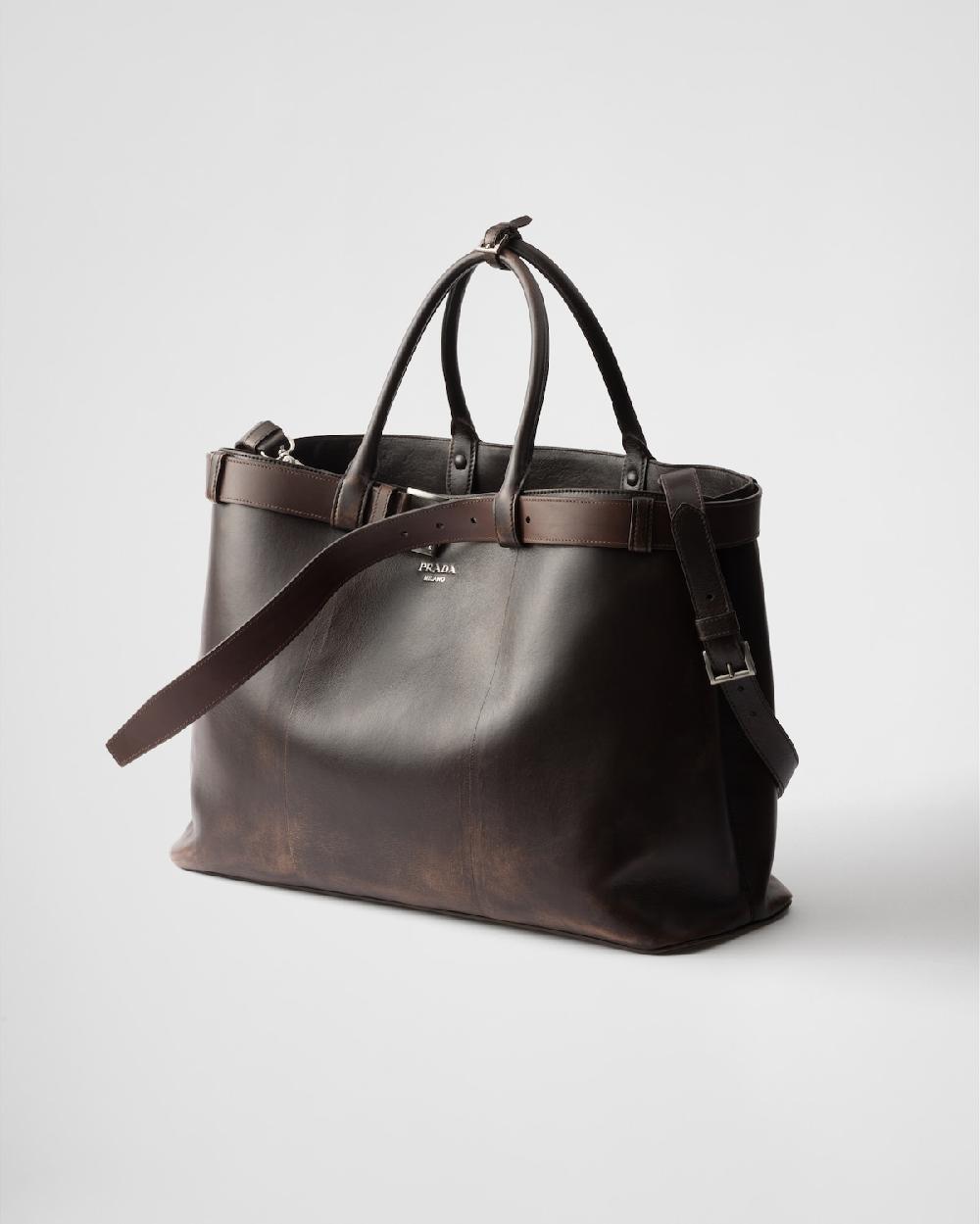 Prada Bolso Prada Buckle de napa con cinturón En oferta