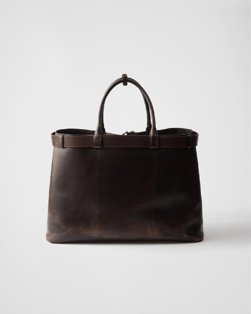 Prada Bolso Prada Buckle de napa con cinturón En oferta