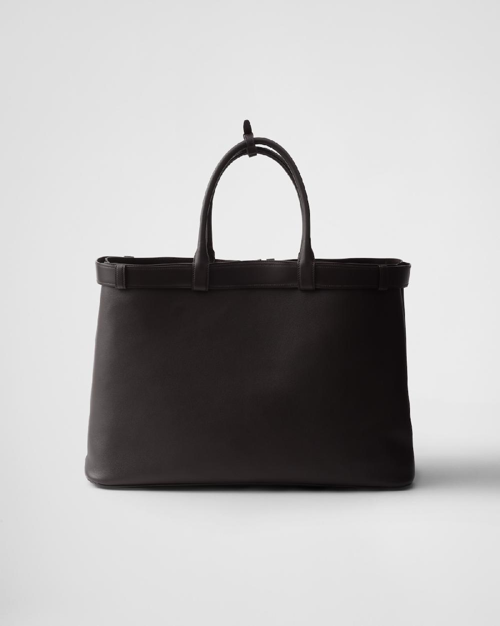 Prada Bolso Prada Buckle de piel con cinturón Los más vendidos