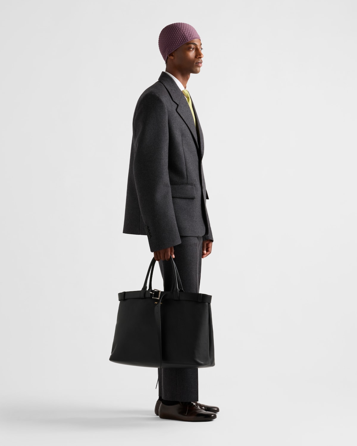 Prada Bolso Prada Buckle de piel con cinturón
