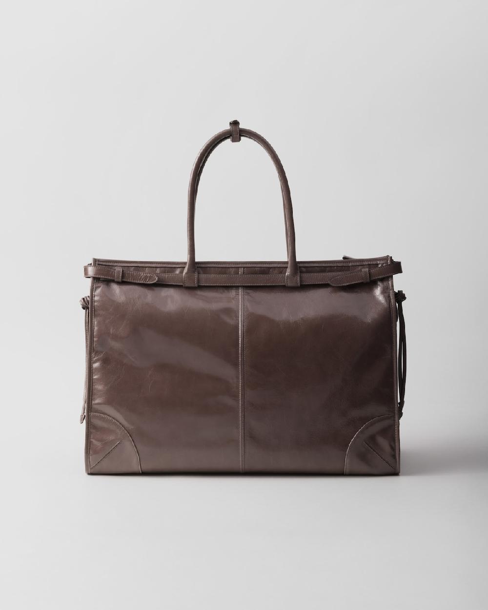 Prada Bolso tote de piel Tienda