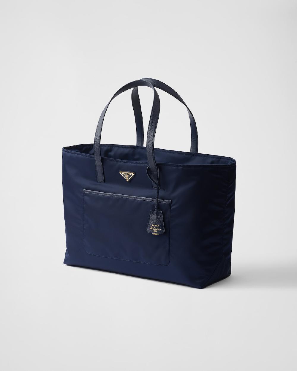Prada Bolso tote grande de Re-Nylon y piel Saffiano Prada Re-Edition 1978