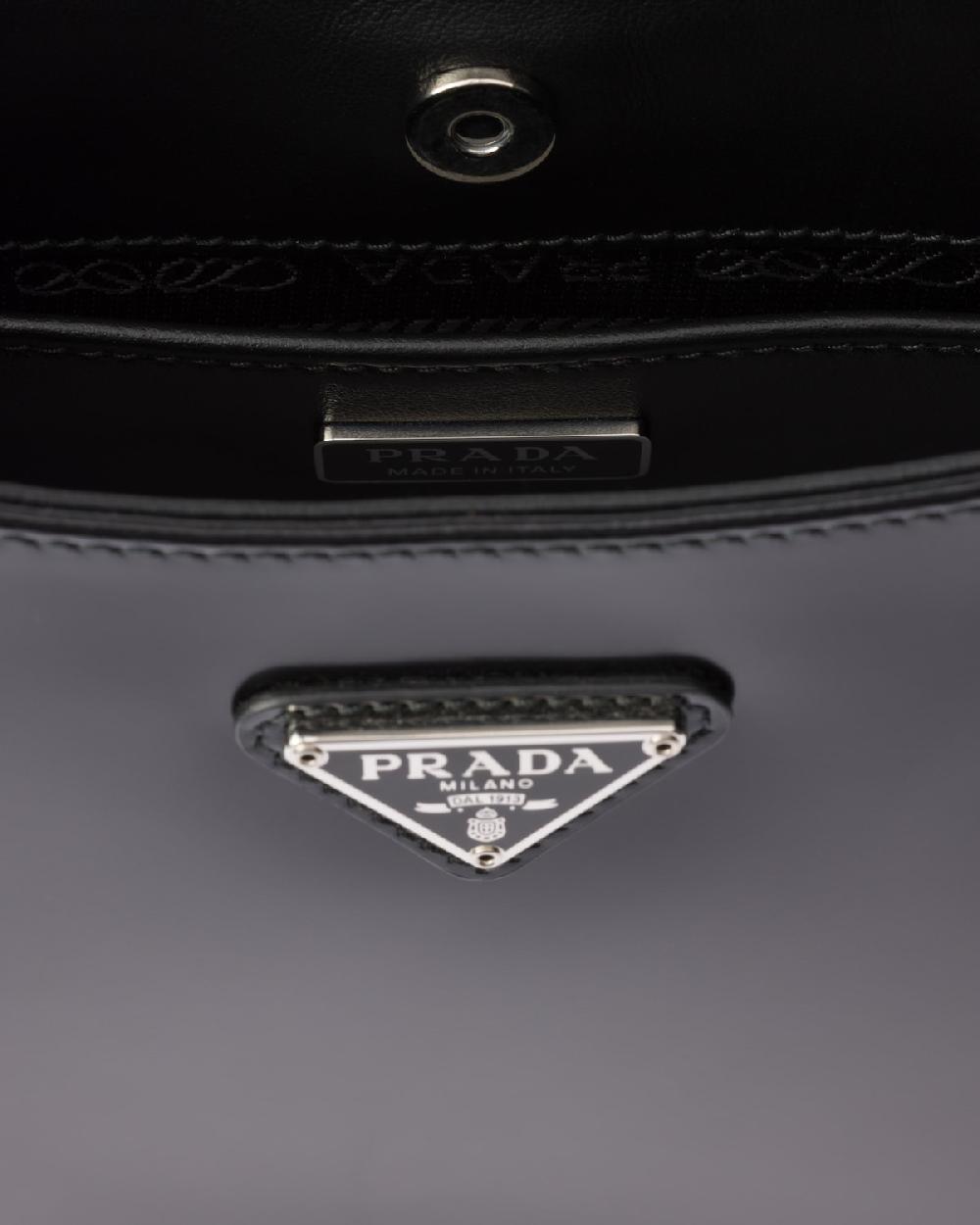 Prada Bandolera de piel cepillada Prada Cleo ÚLTIMAS EDICIONES