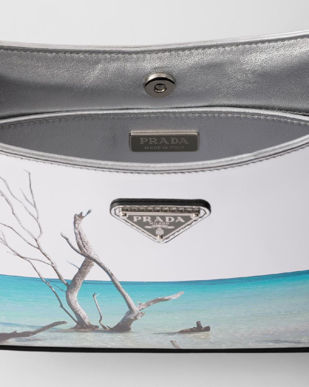 Prada Bolso bandolera Prada Cleo de piel cepillada estampada Precio de fábrica