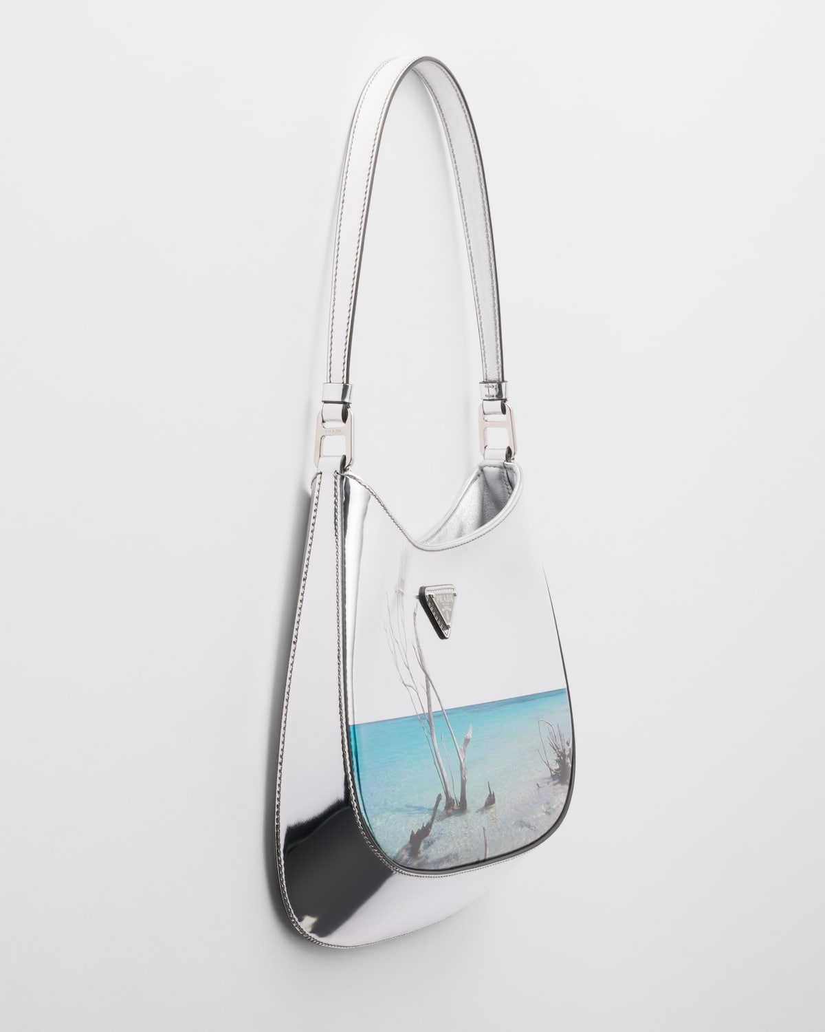 Prada Bolso bandolera Prada Cleo de piel cepillada estampada Precio de fábrica