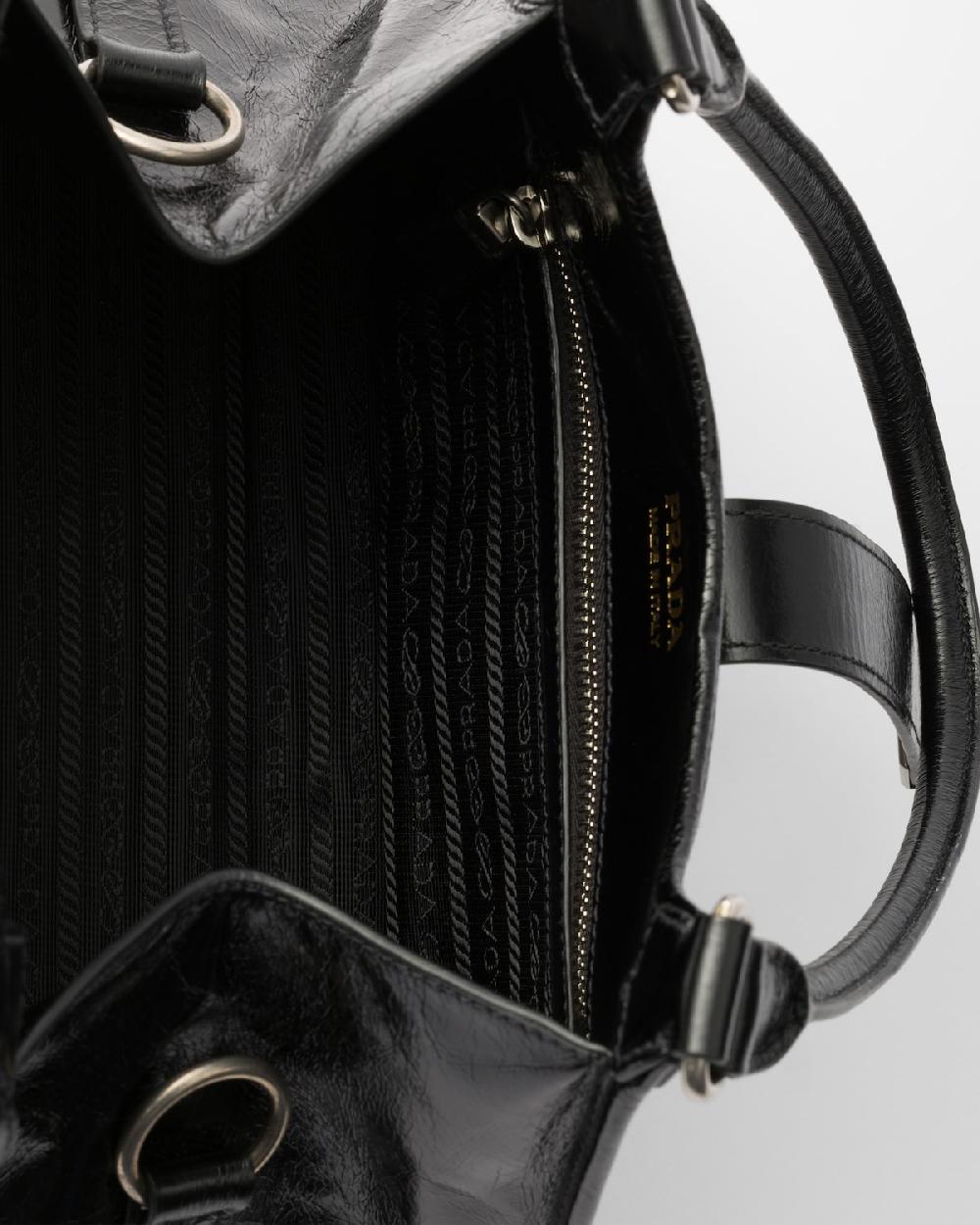 Prada Bolso tote de piel mediano Oferta especial de fábrica