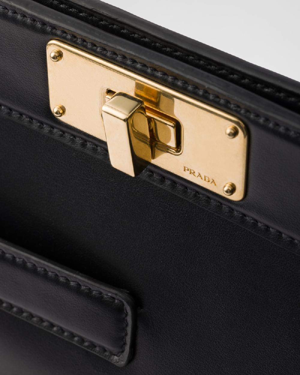 Prada Bolso tote de piel grande Tienda de fábrica