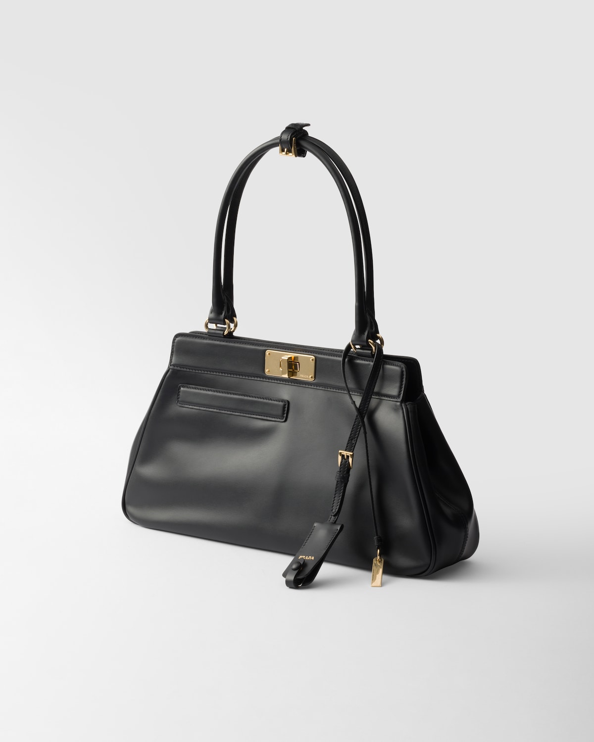 Prada Bolso tote de piel mediano