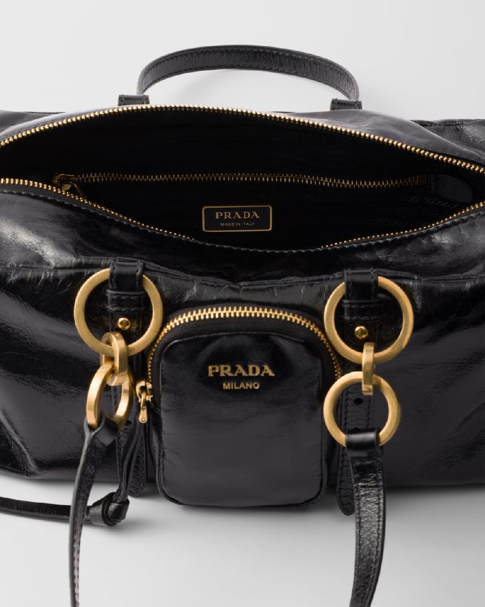 Prada Bolso Prada Dangle con asa de piel mediano Descuentos del mes