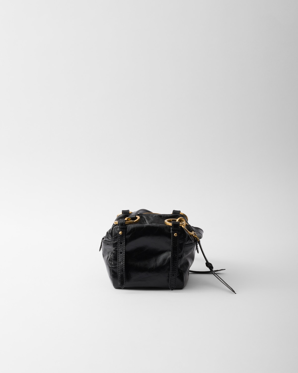 Prada Minibolso Prada Dangle de piel con asa superior Última moda