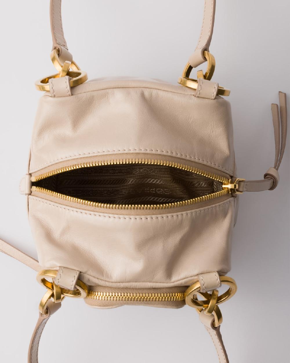 Prada Minibolso Prada Dangle de piel con asa superior Descuento por venta flash