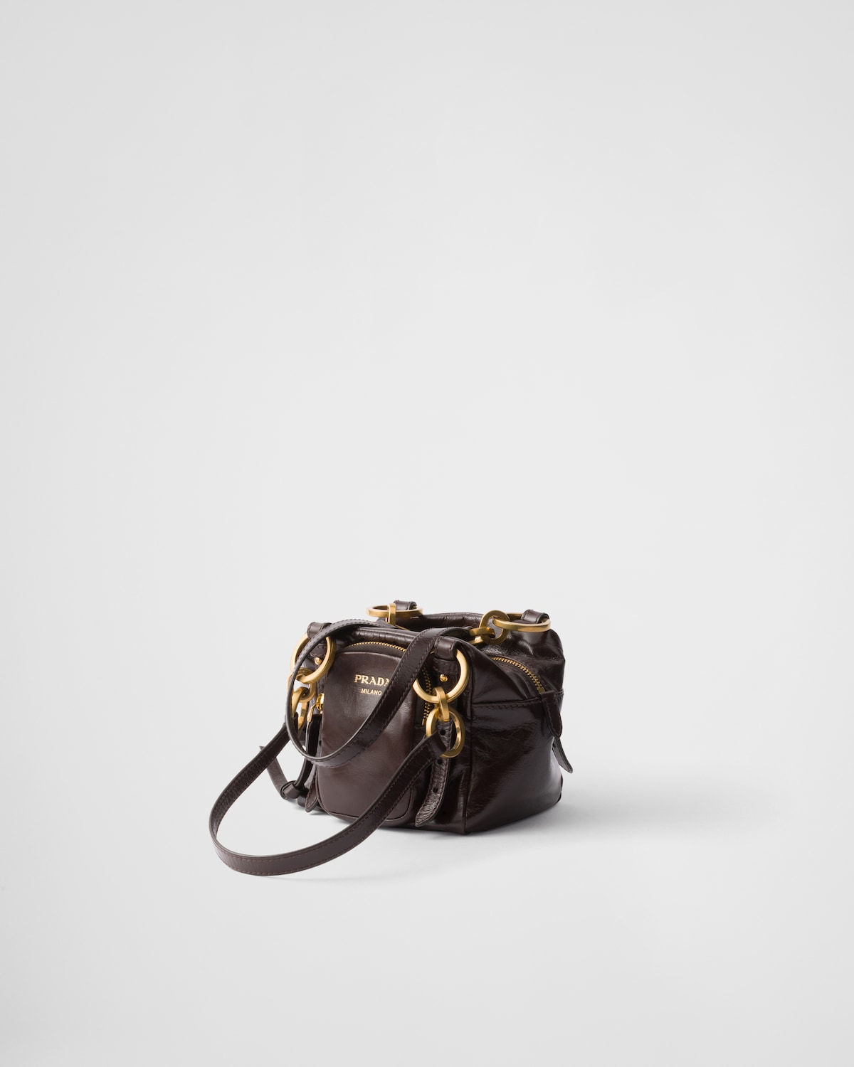 Prada Minibolso Prada Dangle de piel con asa superior