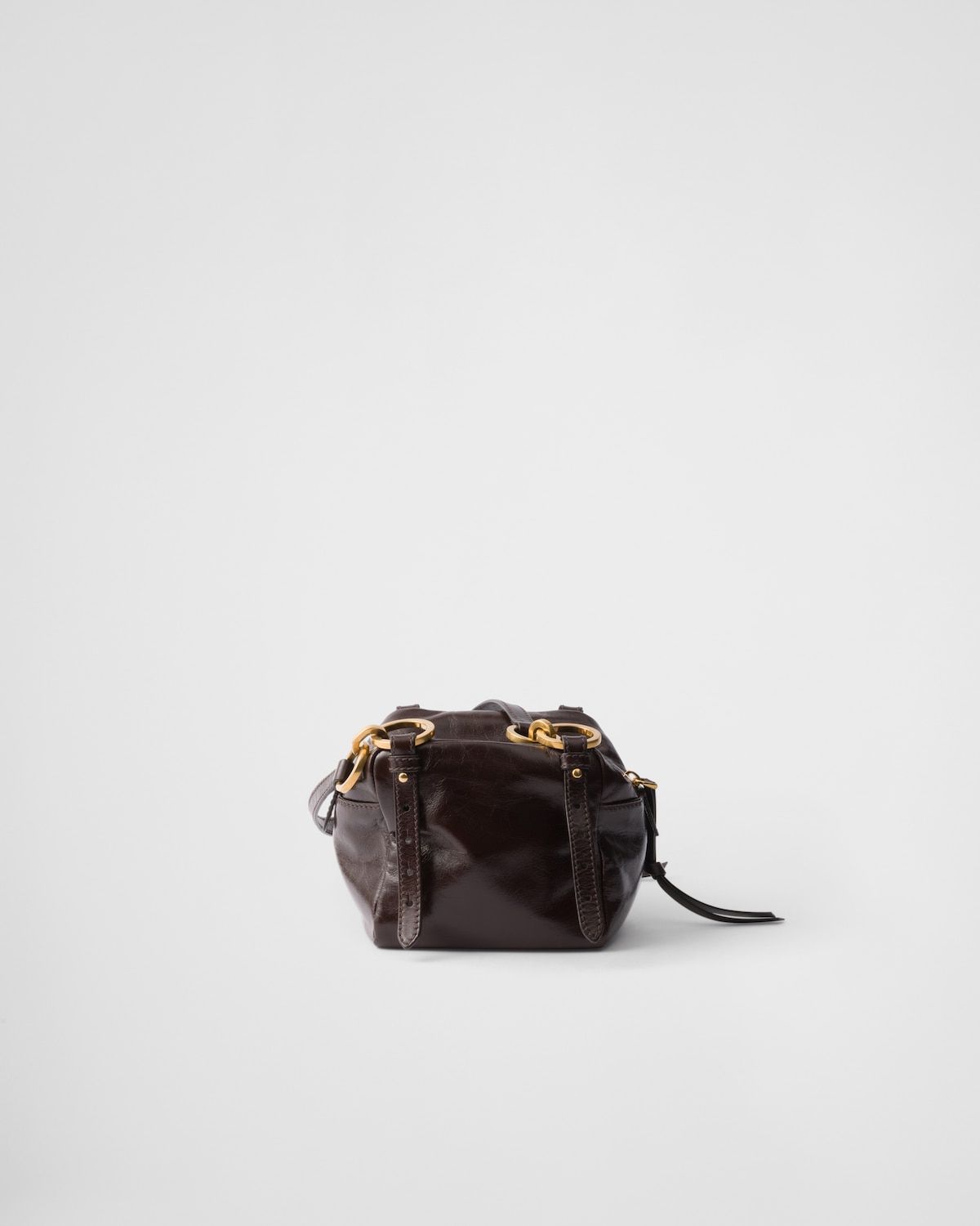 Prada Minibolso Prada Dangle de piel con asa superior Ofertas de temporada