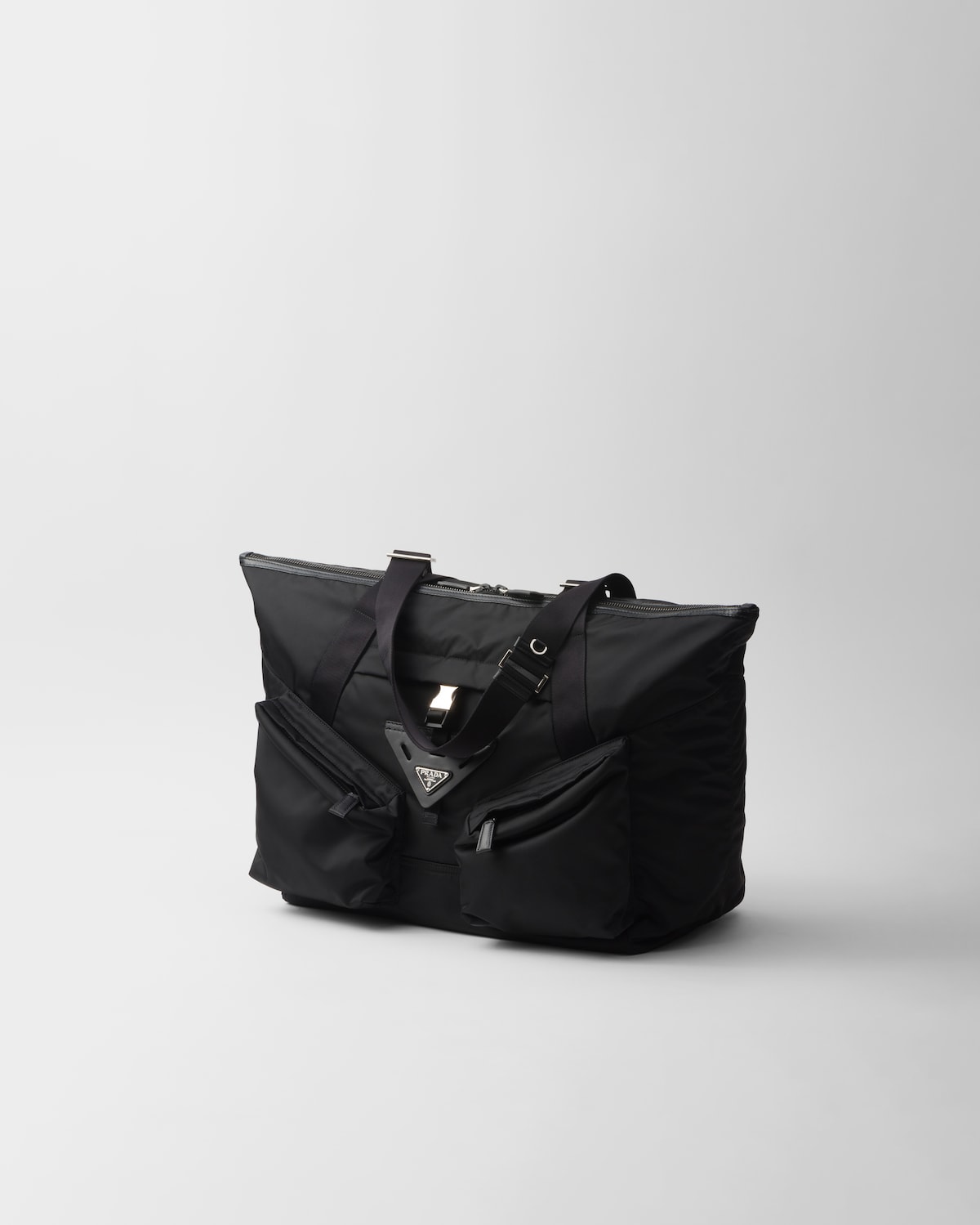 Prada Bolso de viaje de Re-Nylon y piel Outlet