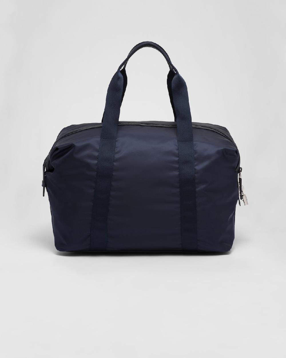 Prada Bolsa de lona en piel Saffiano y Re-Nylon Outlet online