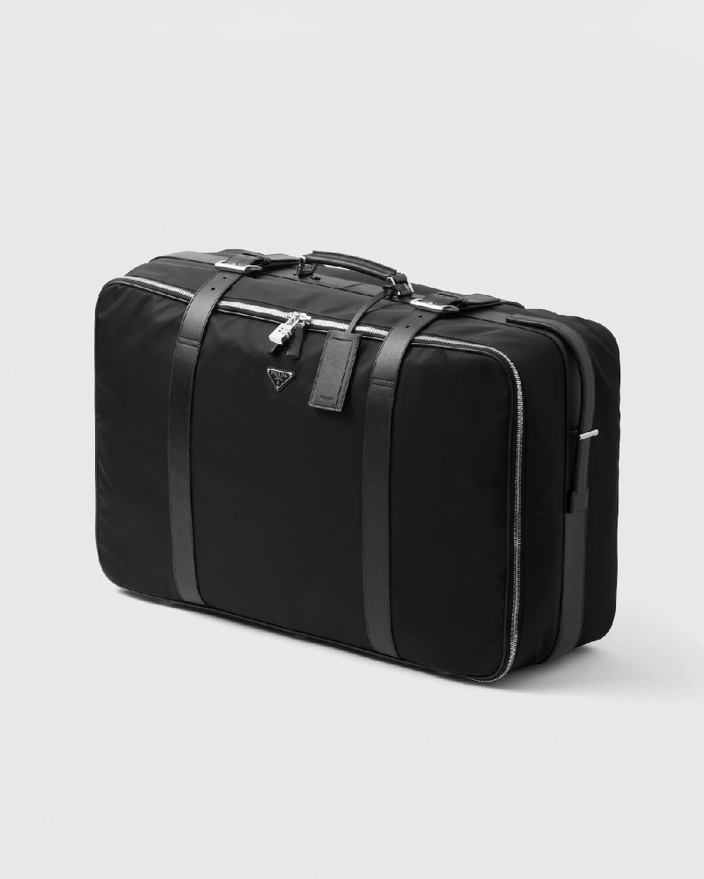 Prada Maleta de Re-Nylon y piel Saffiano