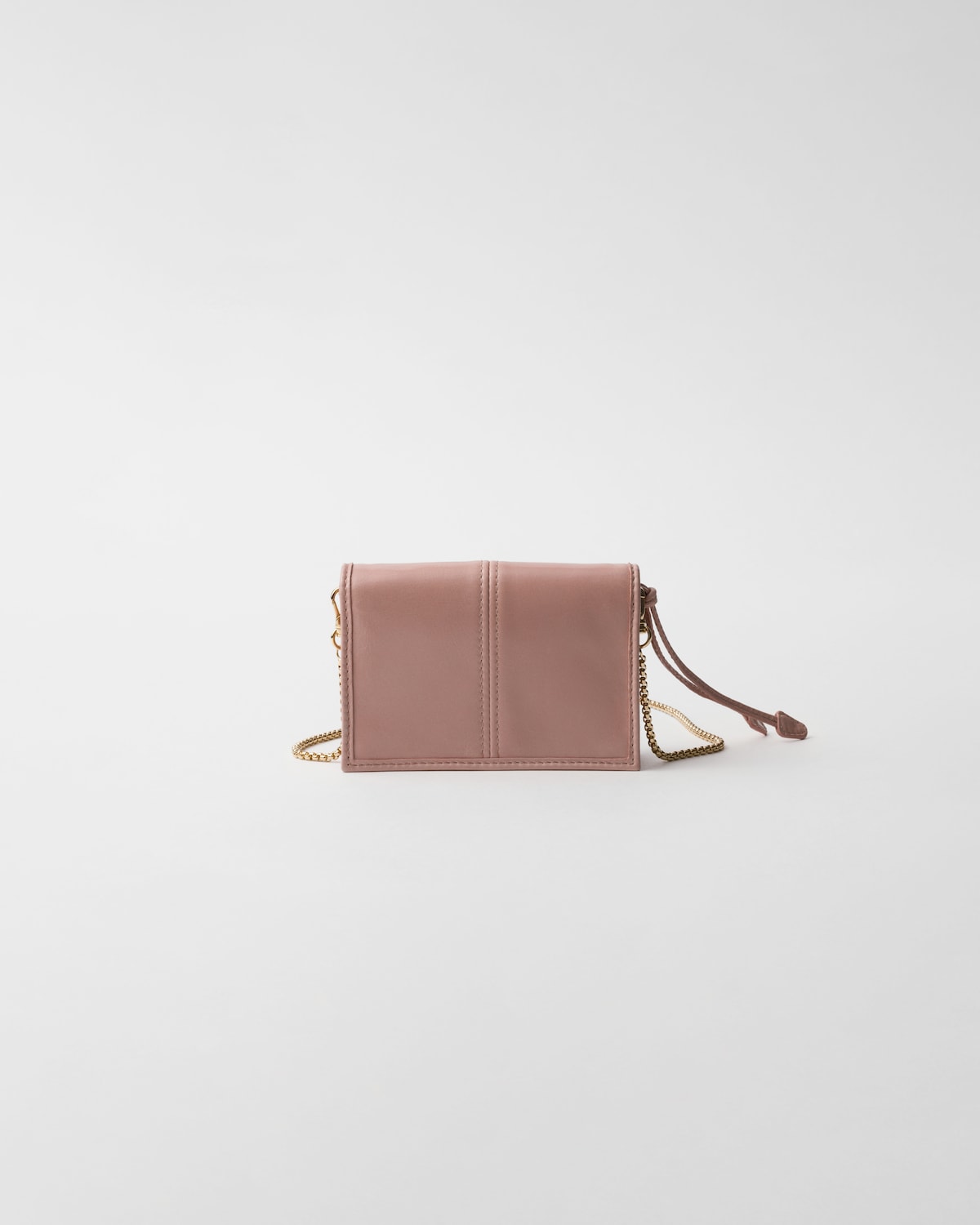 Prada Tarjetero de piel con bandolera Gran oferta