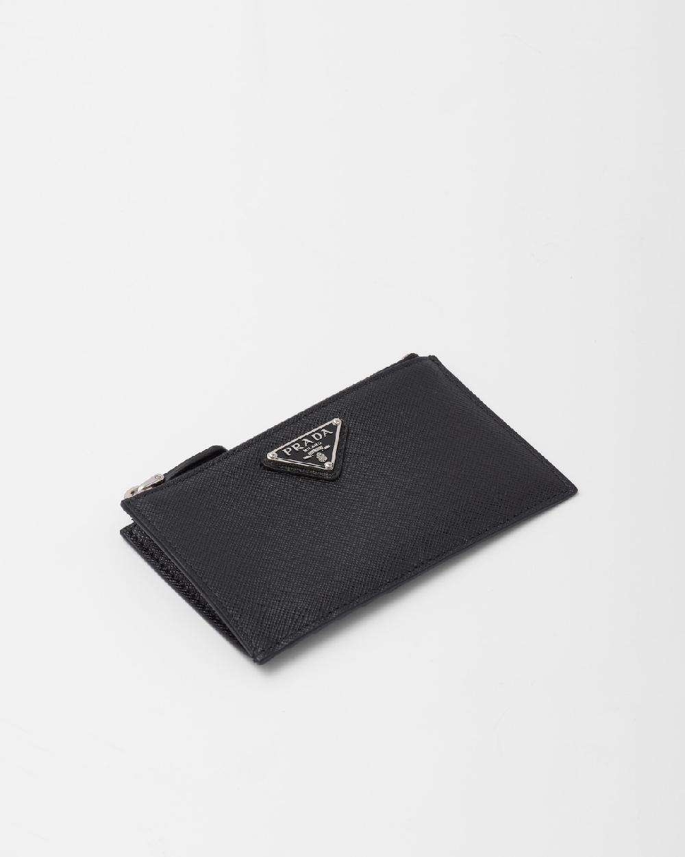 Prada Tarjetero de piel Saffiano