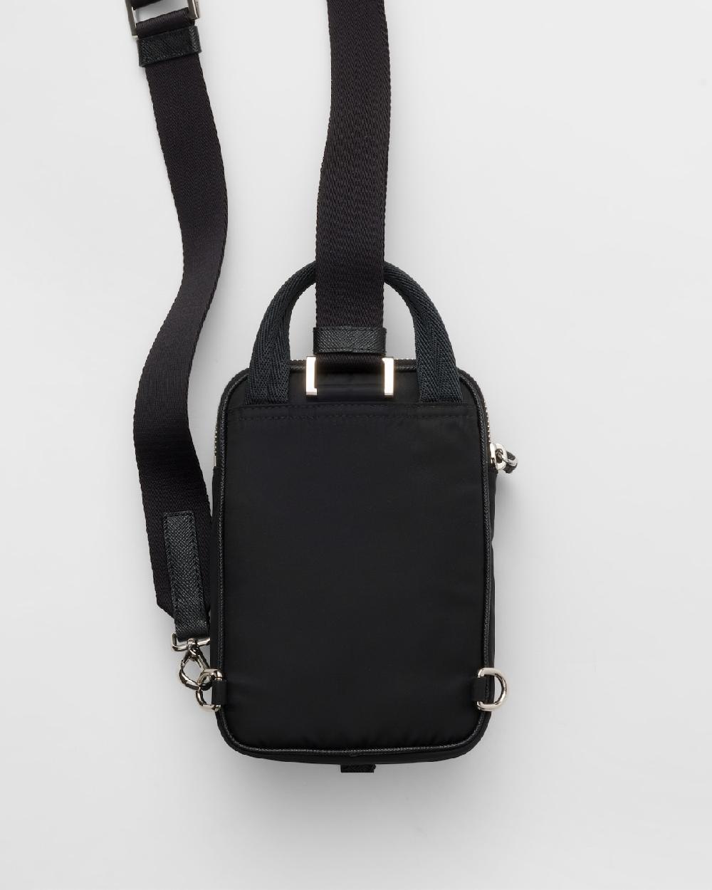 Prada Funda para smartphone de Re-Nylon y piel Saffiano Limitado a 3 días