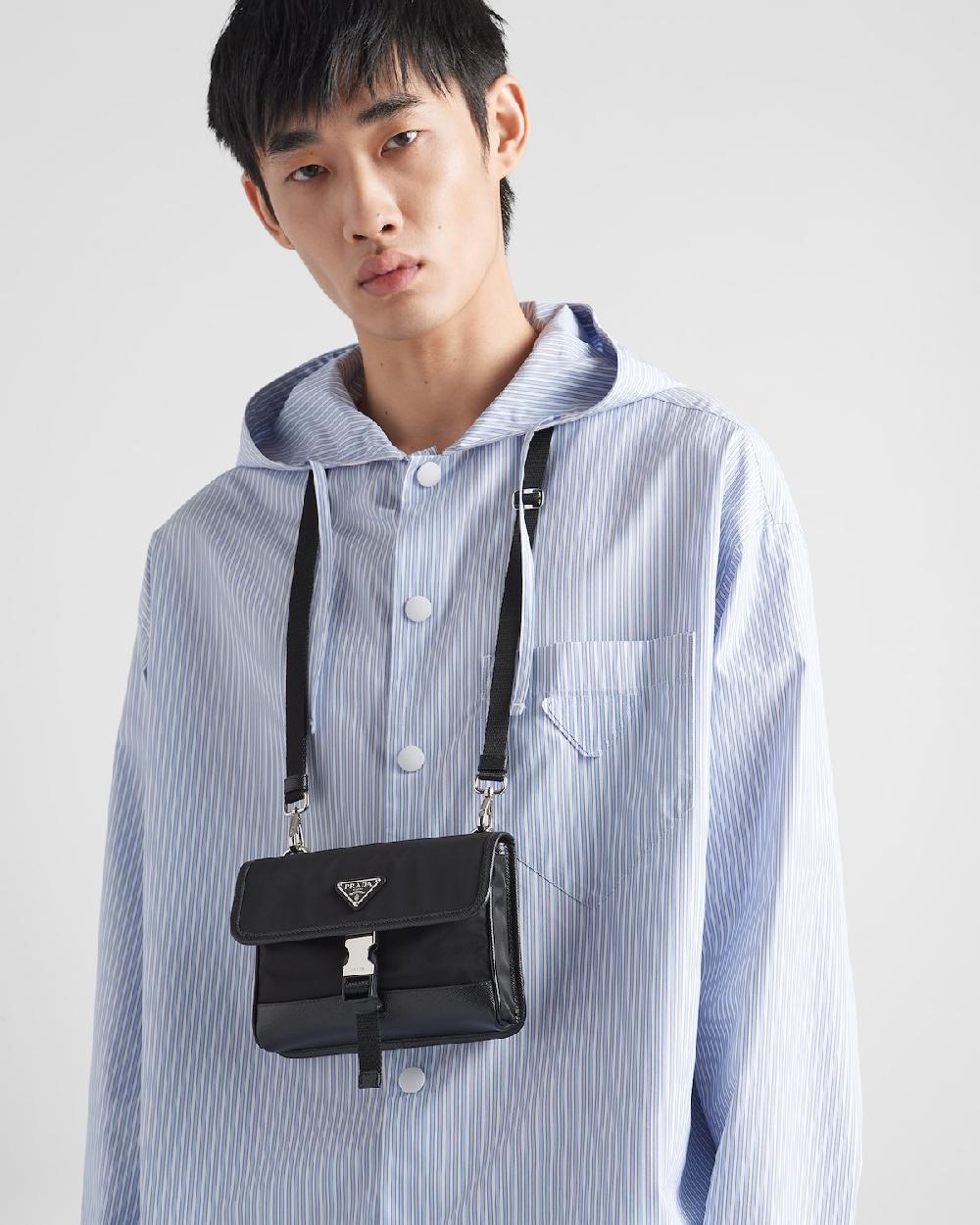 Prada Funda para smartphone de Re-Nylon y piel Saffiano Precios de Black Friday
