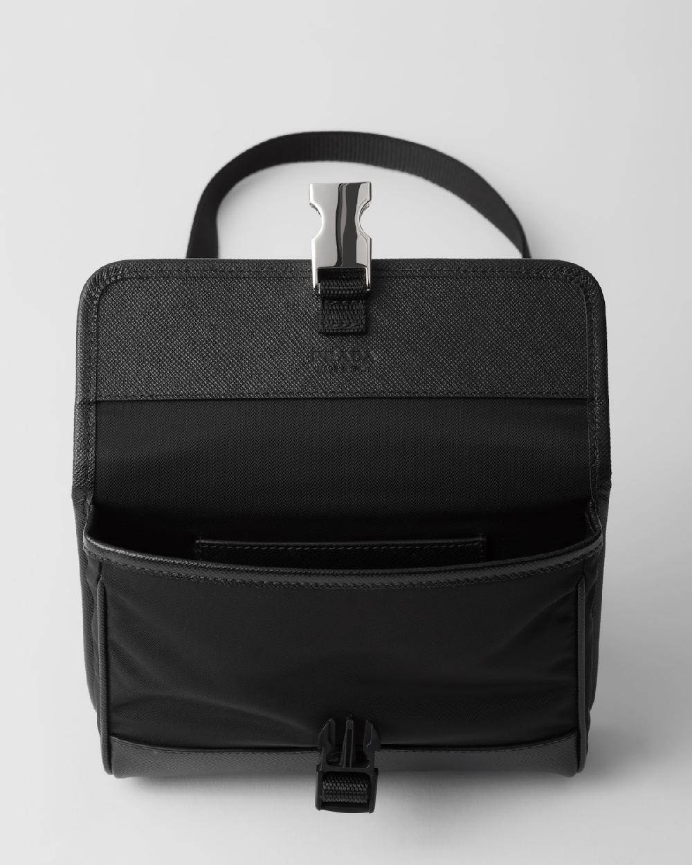 Prada Funda para smartphone de Re-Nylon y piel Saffiano Precios de Black Friday