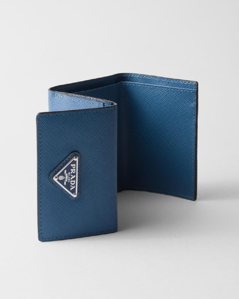 Prada Cartera pequeña de piel Saffiano Ofertas de temporada
