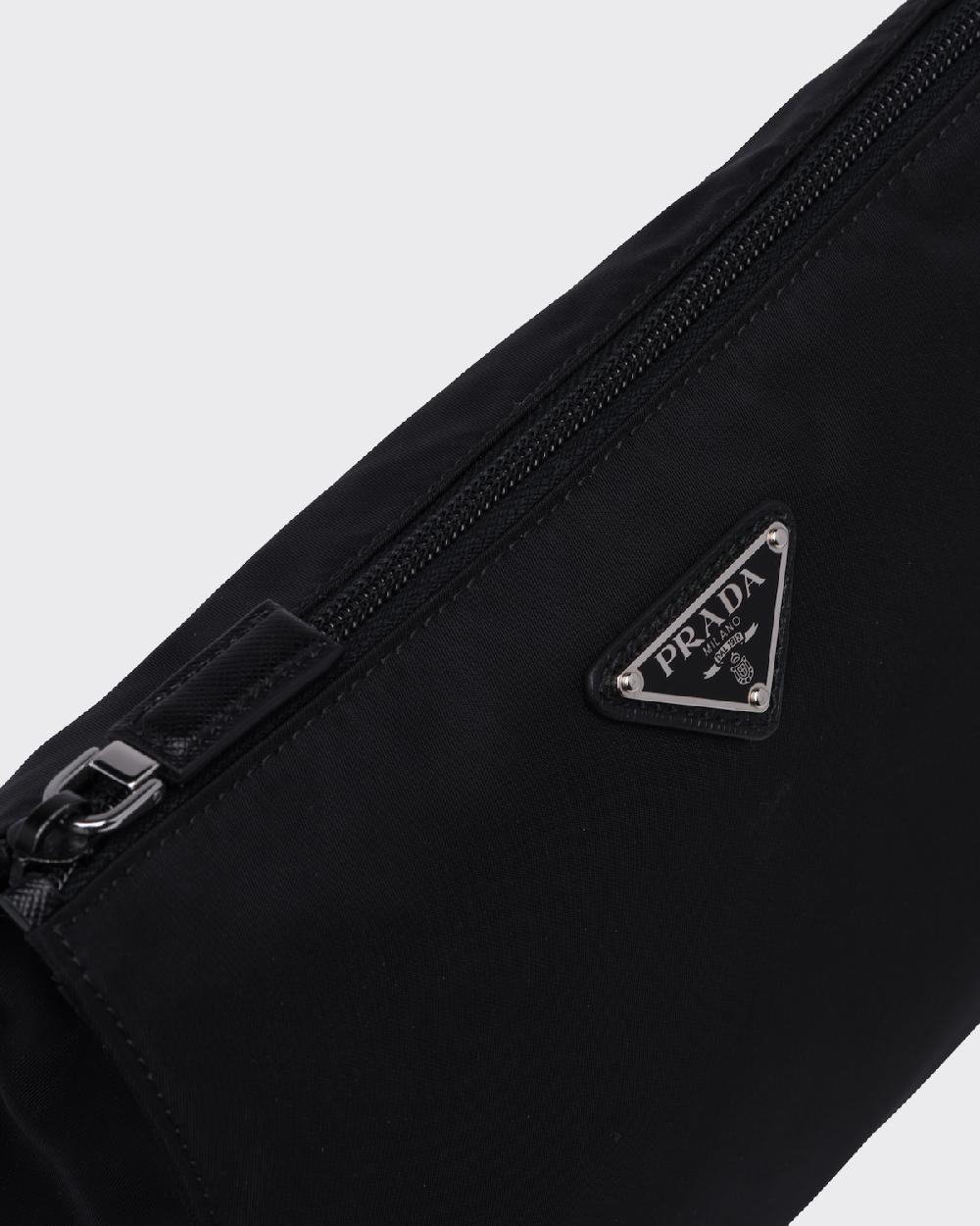 Prada Neceser de Re-Nylon y piel Saffiano