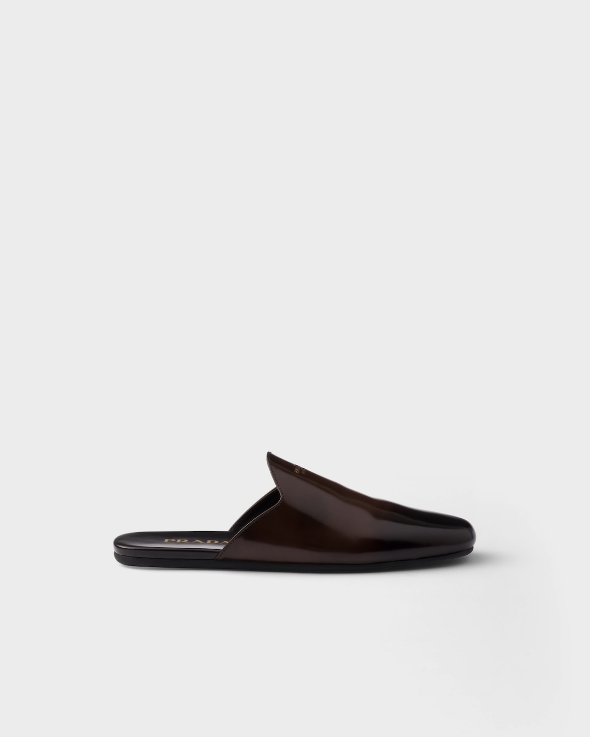 Prada Mules de piel cepillada