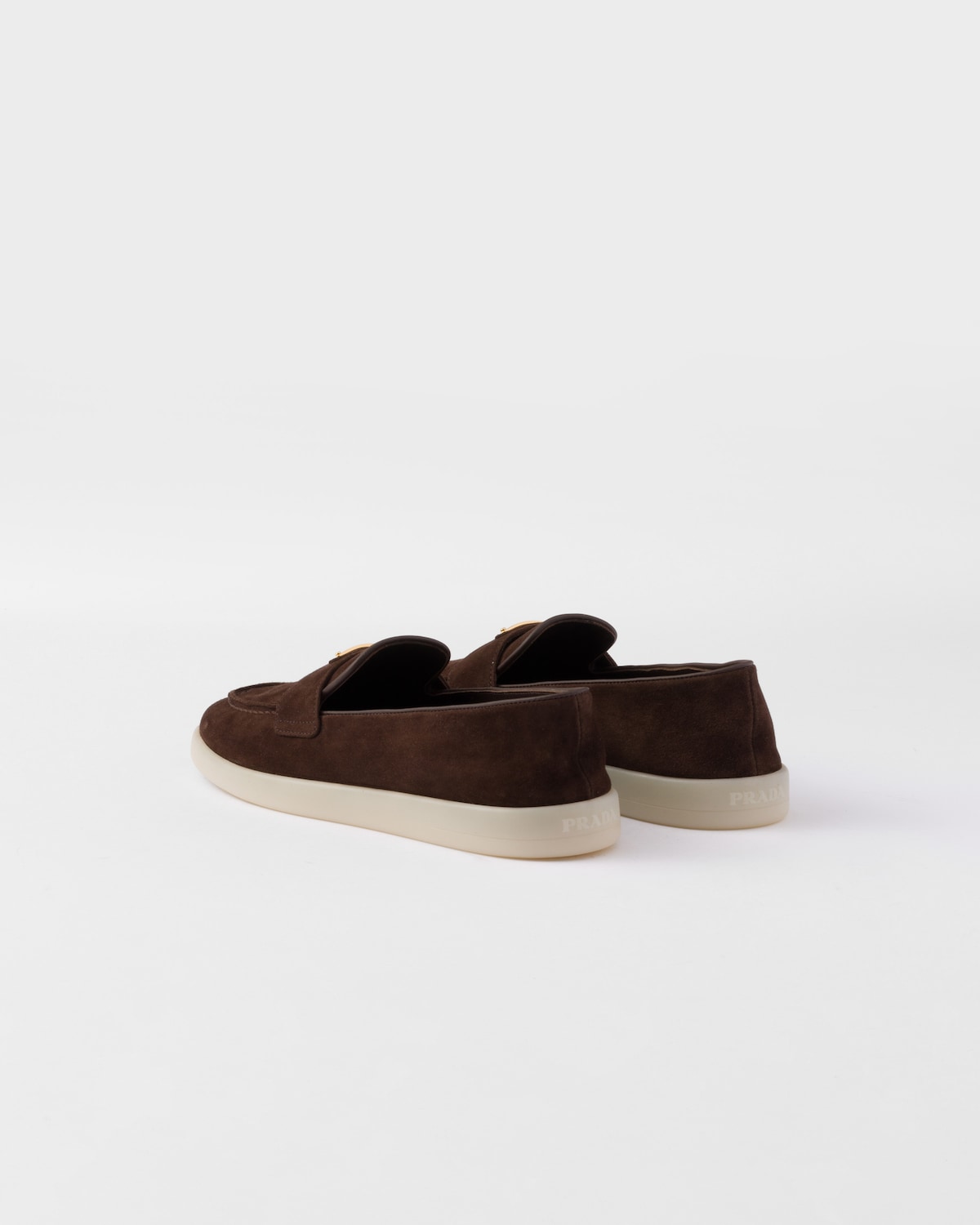 Prada Mocasines de piel de ante Descuento
