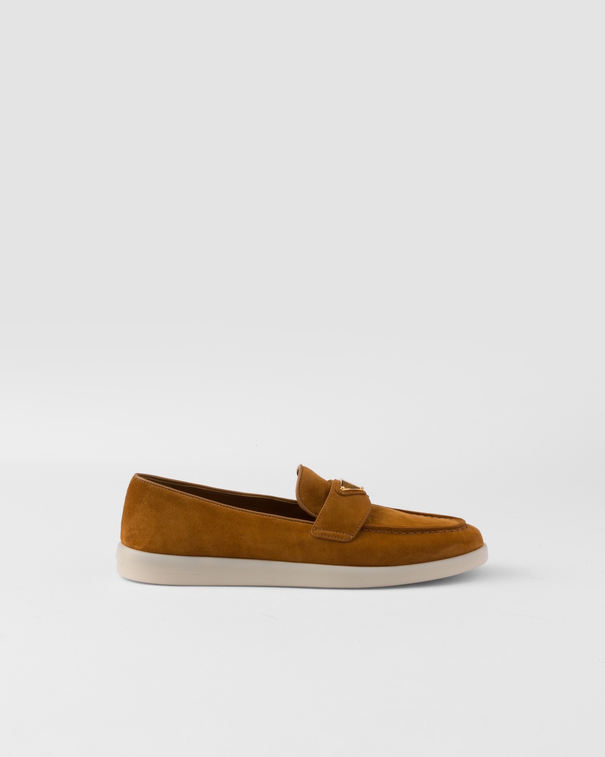 Prada Mocasines de piel de ante