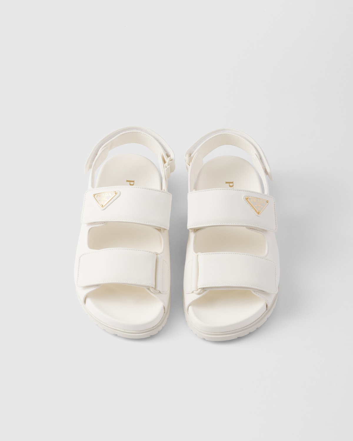 Prada Sandalias de napa Rebajas top