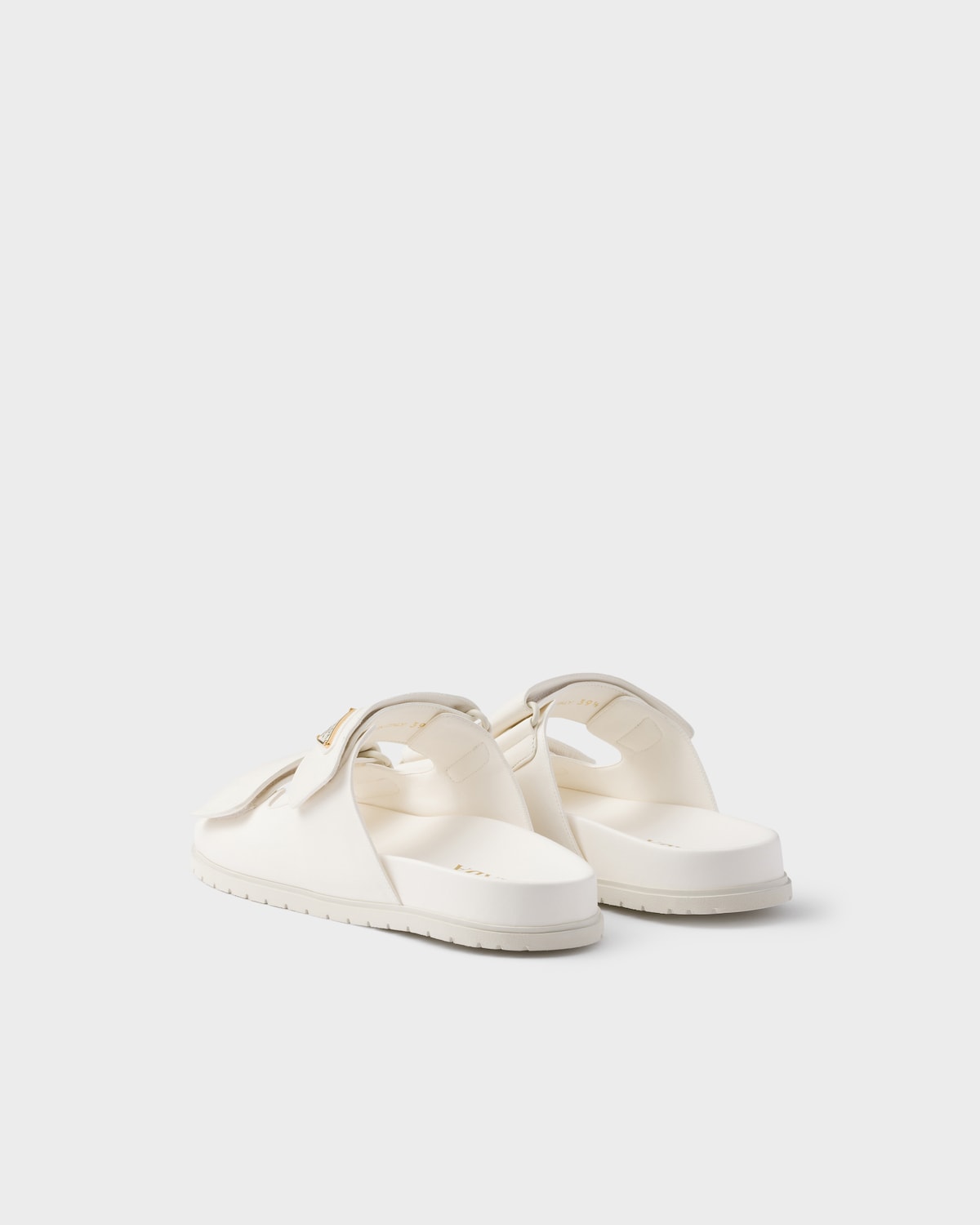 Prada Sandalias planas de piel de napa Envío gratis
