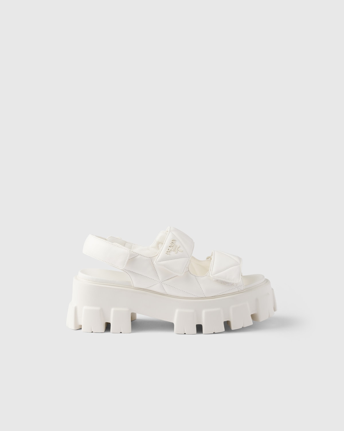 Prada Sandalias Monolith de napa