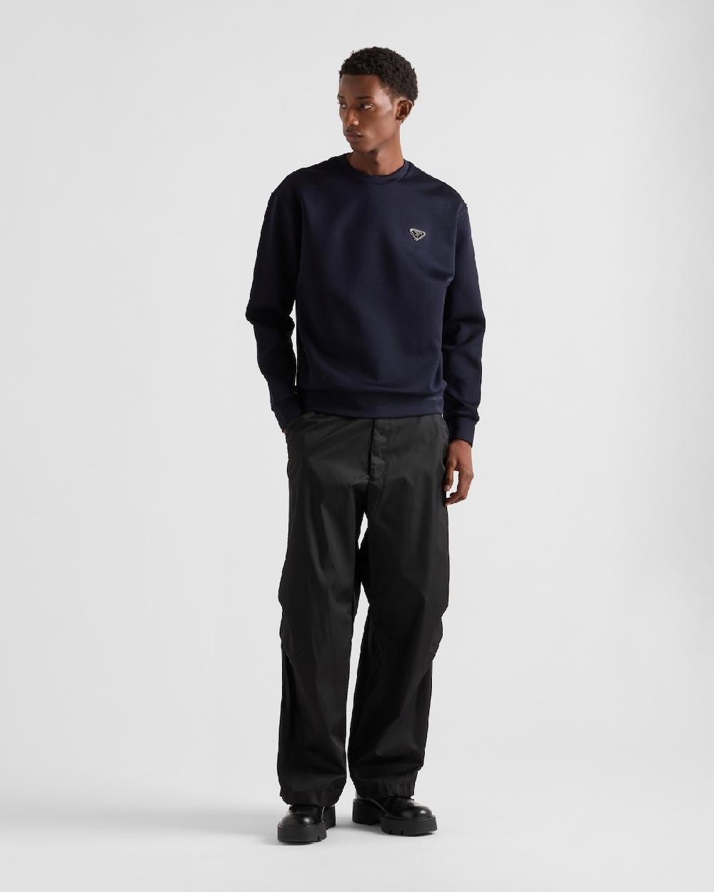 Prada Sudadera de algodón técnico