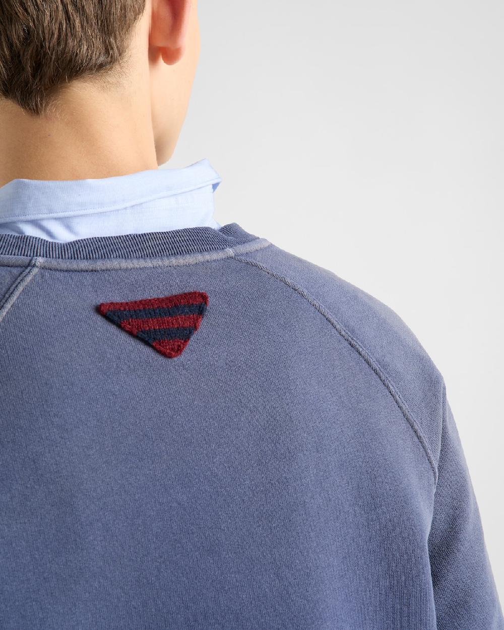 Prada Sudadera en felpa de algodón En oferta