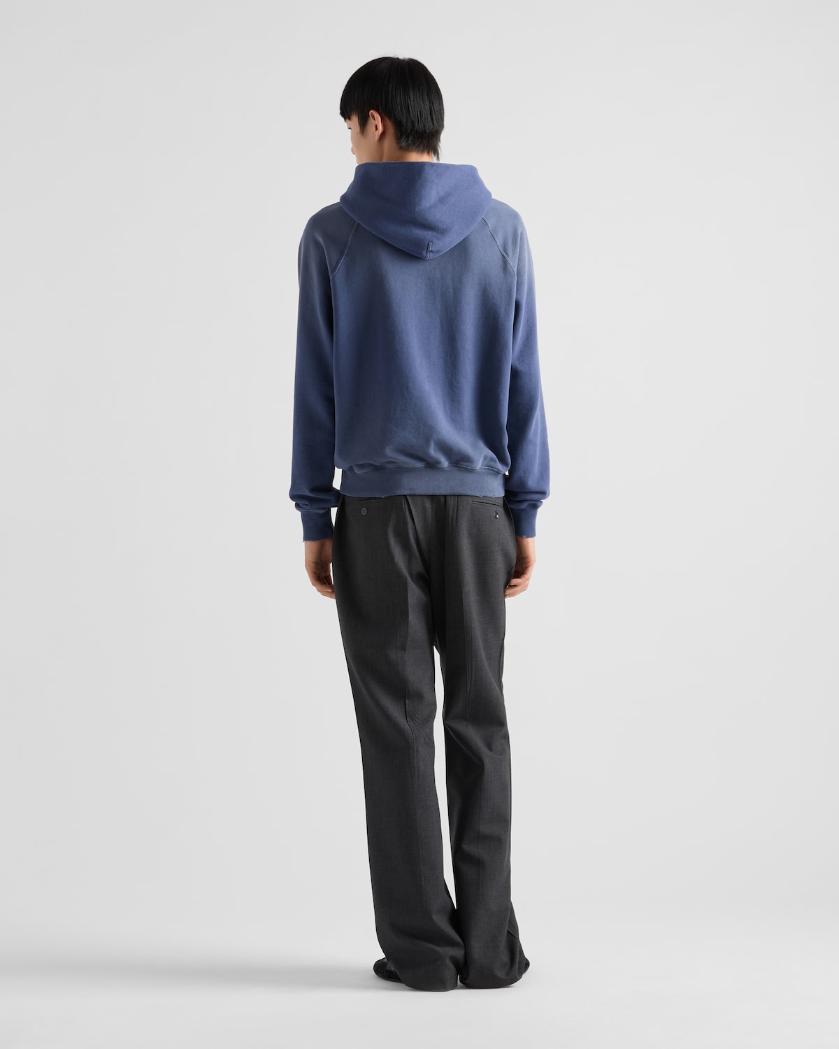 Prada Sudadera en felpa de algodón estampada Libre de impuestos